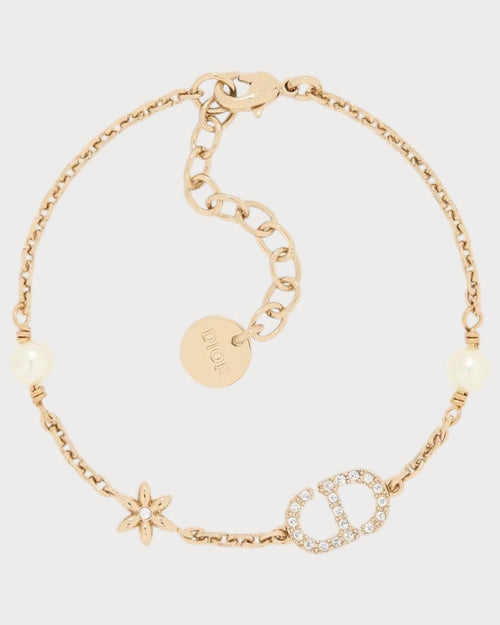 CHRISTIAN DIOR Petit CD Daisy Bracelet | 迪奧 手鏈 (金色) - LondonKelly 英國名牌代購