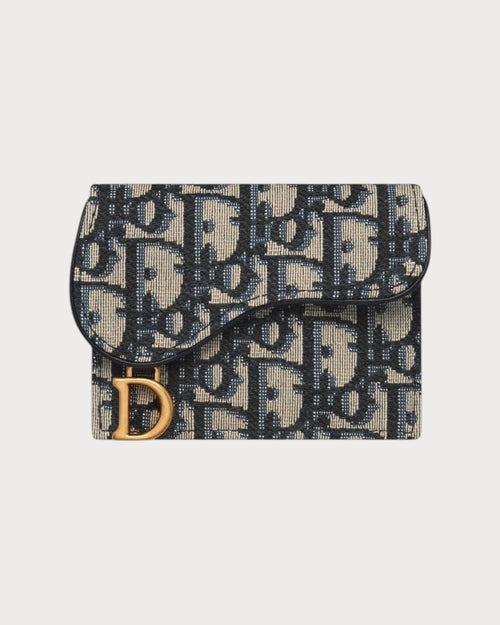 CHRISTIAN DIOR Saddle Card Holder | 迪奧 Saddle卡套 (藍色) - LondonKelly 英國名牌代購