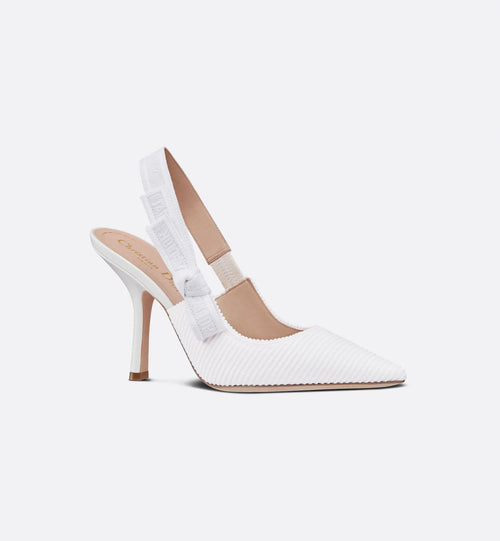 CHRISTIAN DIOR Women's J'Adior Slingback Pump | 迪奧 高跟鞋 (白色) - LondonKelly 英國名牌代購