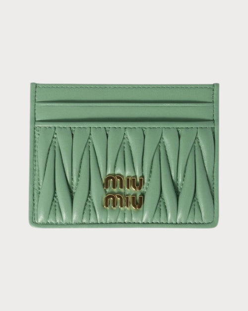 MIU MIU Matelasse Nappa Leather Card Holder | 缪缪卡套(多色)