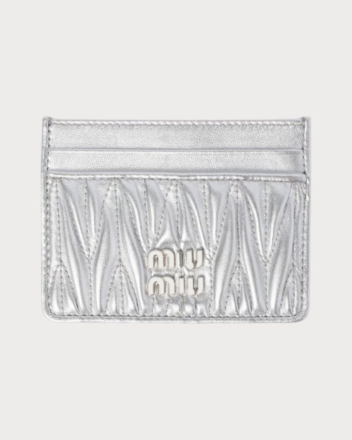 MIU MIU Matelasse Nappa Leather Card Holder | 缪缪卡套(多色)