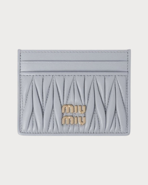 MIU MIU Matelasse Nappa Leather Card Holder | 缪缪卡套(多色)