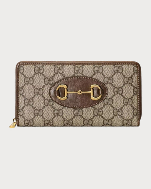 GUCCI Horsebit 1955 Zip Around Wallet | 古馳 長銀包 (啡色)