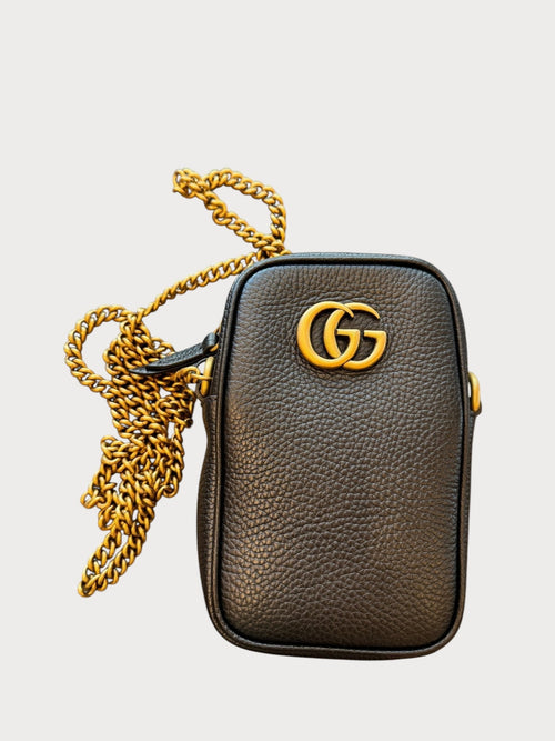 GUCCI Cellarius Phone Pouch Bag | 古驰 电话袋 (黑色) - LondonKelly 英国名牌代购