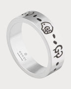 GUCCI GucciGhost ring in Silver | 古馳 戒指 (銀色) - LONDONKELLY 英國名牌代購