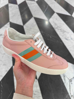 GUCCI Leather Sneaker with Web(3 Colors) - LONDONKELLY 英國名牌代購