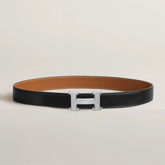 HERMES H belt buckle &amp; Reversible Leather Strap | Hermes double-sided belt (32MM/multi-color) 