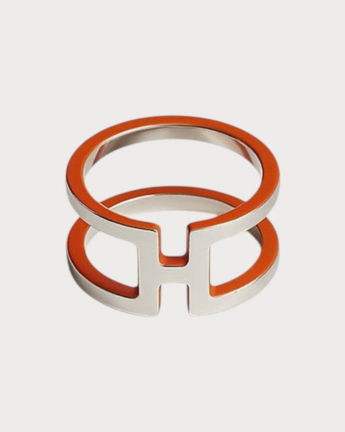 HERMES H en Rond Scarf 90 Ring | 愛馬仕 絲巾扣 (Silver)