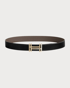 HERMES Men's H Au Carre Belt Buckle & Reversible Leather Strap | 愛馬仕 男仕雙面皮帶 (32MM/ 多色) - LONDONKELLY 英國名牌代購
