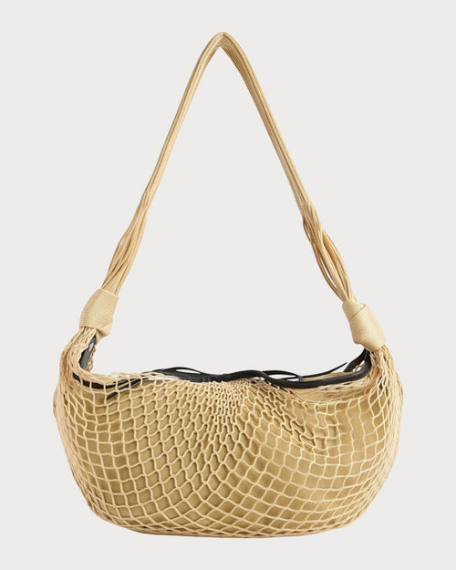 LEMAIRE Croissant Filt Woven and Leather Shoulder Bag(Beige) - LONDONKELLY 英國名牌代購