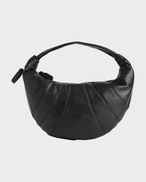 LEMAIRE Fortune Croissant Leather Cross - Body Bag | 牛角包手袋 (黑色) - LONDONKELLY 英國名牌代購