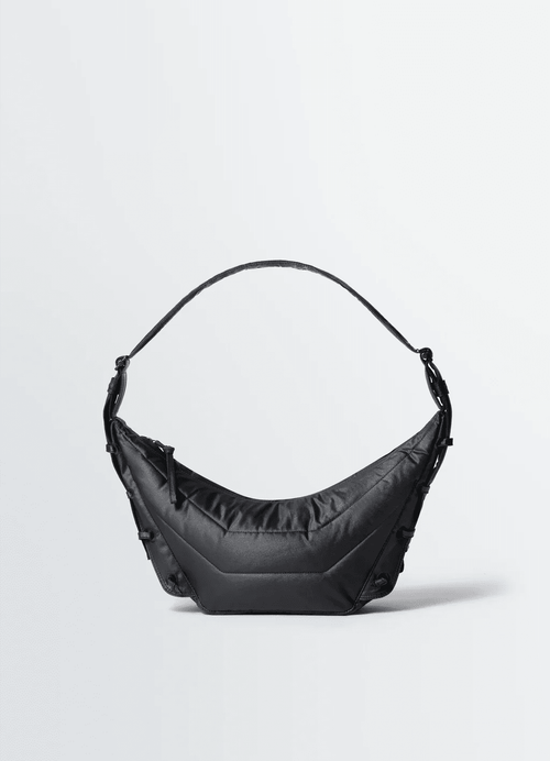 LEMAIRE Small Soft Game Bag In Water - Repellent Coated Cotton | 防水手袋 (小碼/灰黑色) - LONDONKELLY 英國名牌代購
