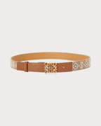 LOEWE Anagram Belt | 罗意威 皮带 (2.8CM/啡色) - LONDONKELLY 英国名牌代购