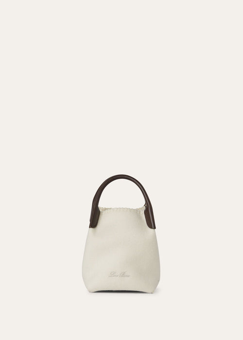 LORO PIANA Micro Bale bag | 諾悠翩雅 水桶袋 (黑白色) - LondonKelly 英國名牌代購