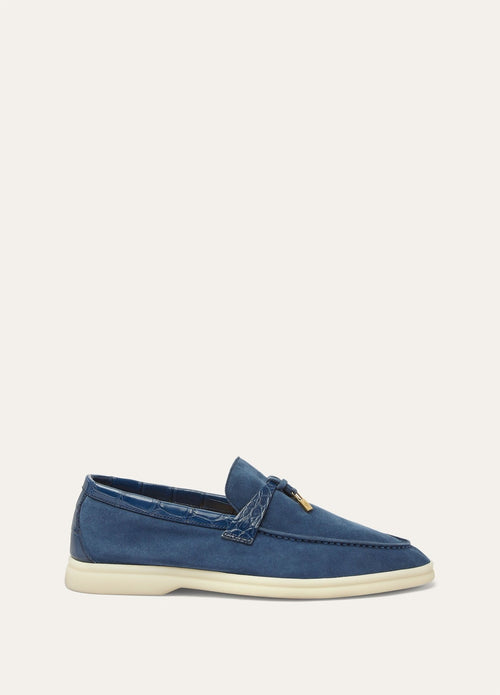LORO PIANA Summer Charms Walk Loafer | 諾悠翩雅 樂福鞋 (藍色) - LondonKelly 英國名牌代購