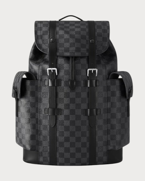 LOUIS VUITTON N41379 Men's Christopher MM Backpack | 路易威登 男仕背囊 (黑色)