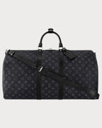 LOUIS VUITTON M40605 Men's Keepall Bandouliere 55 | 路易威登 男仕旅行袋 (黑色)