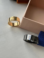 LOUIS VUITTON M00513 LV Instinct Set of 2 Rings | 路易威登 男仕戒指兩隻 (金灰色) - LONDONKELLY 英國名牌代購