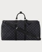 LOUIS VUITTON M40605 Men's Keepall Bandouliere 55 | 路易威登 男仕旅行袋 (黑色) - LONDONKELLY 英國名牌代購