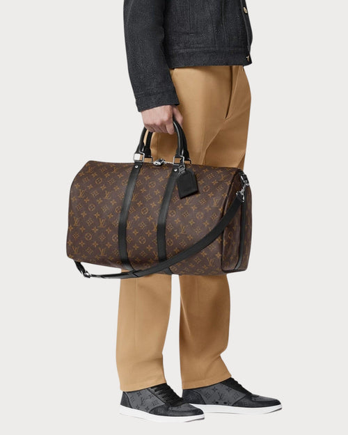 LOUIS VUITTON M56711 Keepall Bandouliere 45 | 路易威登 旅行袋 (黑色) - LONDONKELLY 英國名牌代購