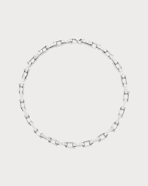 LOUIS VUITTON M00307 Men's Monogram Chain Necklace | 路易威登 男仕頸鏈 (銀色)