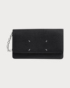 MAISON MARGIELA MM Four Stitches Chain Wallet | 銀包連鏈帶 (黑色) - LONDONKELLY 英國名牌代購