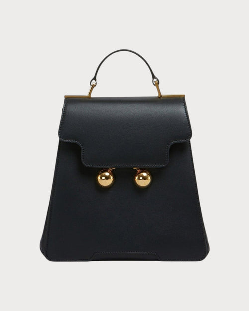MARNI Black Leather Trunkaroo Backpack | 瑪尼 背囊 (黑色) - LONDONKELLY 英國名牌代購