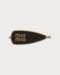 MIU MIU Enameled Metal Hair Clip | 缪缪 发夹 (多色) - LONDONKELLY 英国名牌代购