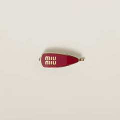 MIU MIU Enameled Metal Hair Clip | 繆繆 髮夾 (多色) - LondonKelly 英國名牌代購