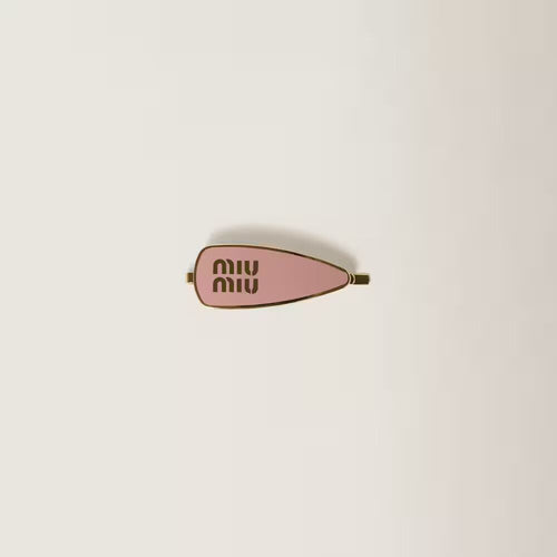 MIU MIU Enameled Metal Hair Clip | 繆繆 髮夾 (多色) - LondonKelly 英國名牌代購