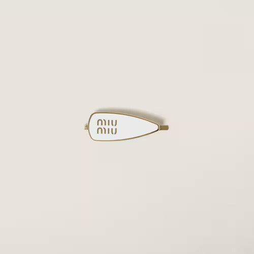 MIU MIU Enameled Metal Hair Clip | 繆繆 髮夾 (多色) - LondonKelly 英國名牌代購