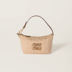 MIU MIU Jacquard Fabric Pouch with Logo | 繆繆 手袋 (多色) - LondonKelly 英國名牌代購