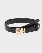 MIU MIU Logo Leather Belt | 缪缪 皮带 (2CM/多色) - LONDONKELLY 英国名牌代购