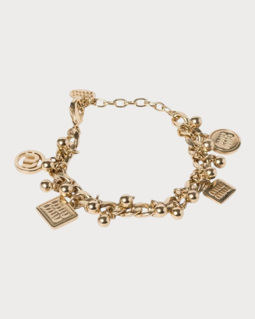 MIU MIU Metal Bracelet | 缪缪 手链 (金色) - LONDONKELLY 英国名牌代购