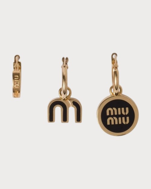MIU MIU Set of Enameled Metal Earrings | 繆繆 耳環 (多色) - LONDONKELLY 英國名牌代購