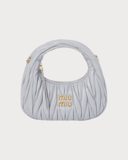 MIU MIU Wander Matelasse Nappa Leather Hobo Mini-Bag | 繆繆 迷你手袋 (多色) - LondonKelly 英國名牌代購