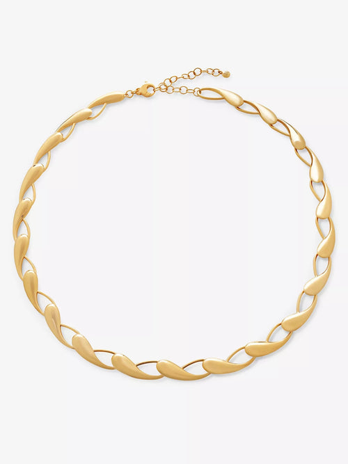 MONICA VINADER Nura 18ct Yellow - Gold Plated Vermeil Sterling Silver Choker | 頸鏈 (金色) - LondonKelly 英國名牌代購