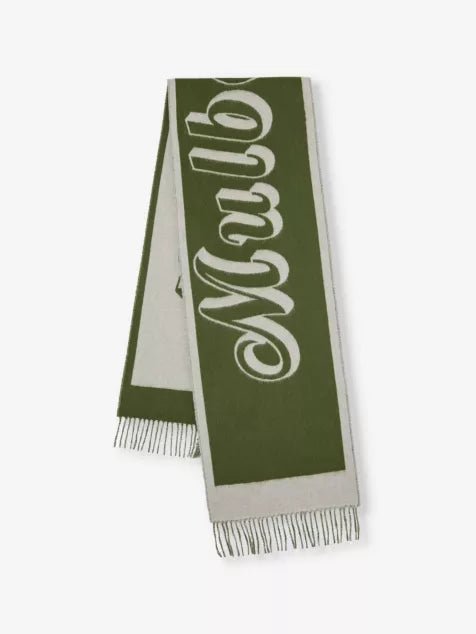 MULBERRY Fantasy Mulberry Logo Scarf | 頸巾 (綠色) - LondonKelly 英國名牌代購