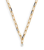 PERSEE Yellow Gold and Diamond Danae Necklace | 黃金鑽石達娜伊項鍊 (黃金) - LondonKelly 英國名牌代購