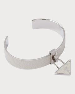 PRADA 1IB375 Metal and Saffiano Leather Bracelet | 普拉達 手鐲 (多色) - LONDONKELLY 英國名牌代購