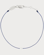REDLINE White Gold and Diamond Illusion Bracelet | 红绳 手链（白金/蓝色） - LONDONKELLY 英国名牌代购