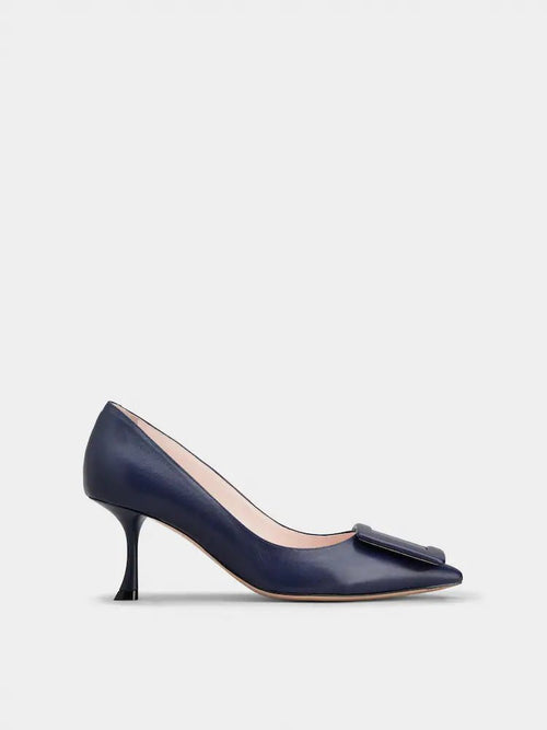 ROGER VIVIER Viv’ In The City Pumps in Leather | RV 皮革高跟鞋 (多色) - LondonKelly 英國名牌代購