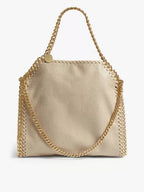 STELLA MCCARTNEY Falabella Shaggy Deer Mini Tote Bag | 手提袋 (米色) - LondonKelly 英國名牌代購