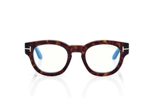 TOM FORD Women's Icon Blue Block Round Opticals | 湯姆福特 圓型太陽眼鏡 (多色) - LondonKelly 英國名牌代購