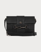 VIVIENNE WESTWOOD Men's Bella Flap Crossbody | 西太后 男仕手袋 (黑色) - LONDONKELLY 英国名牌代购