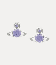 VIVIENNE WESTWOOD Reina Crystal - Embellished Orb Stud Earrings | 西太后 耳環 (紫色) - LondonKelly 英國名牌代購
