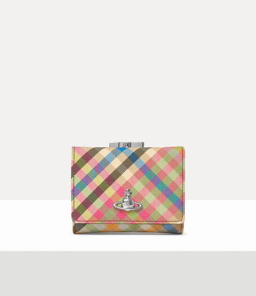 VIVIENNE WESTWOOD Small Frame Heather Plaid Wallet | 西太后 銀包 (格紋) - LondonKelly 英國名牌代購