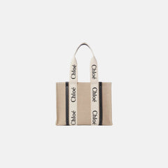 CHLOE Medium Woody Tote Bag | 蔻依 手提袋 (中碼/Blue)